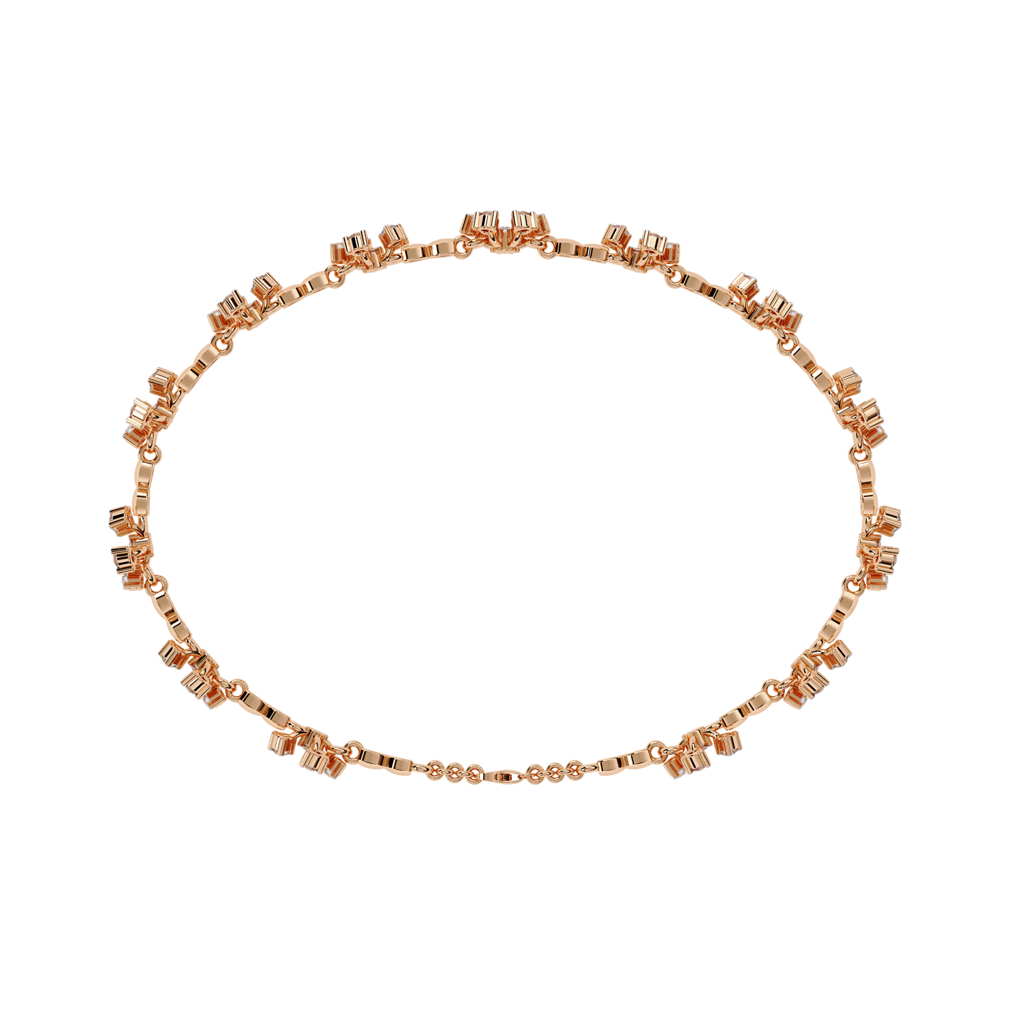 flora radiance lab grown diamond bracelet