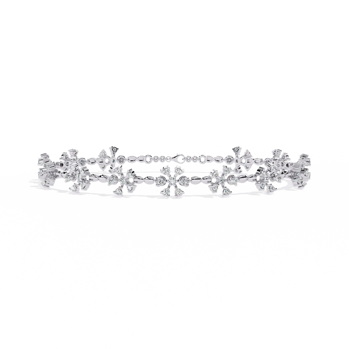 Flora Radiance Lab Grown Diamond Bracelet - Ophiratbf