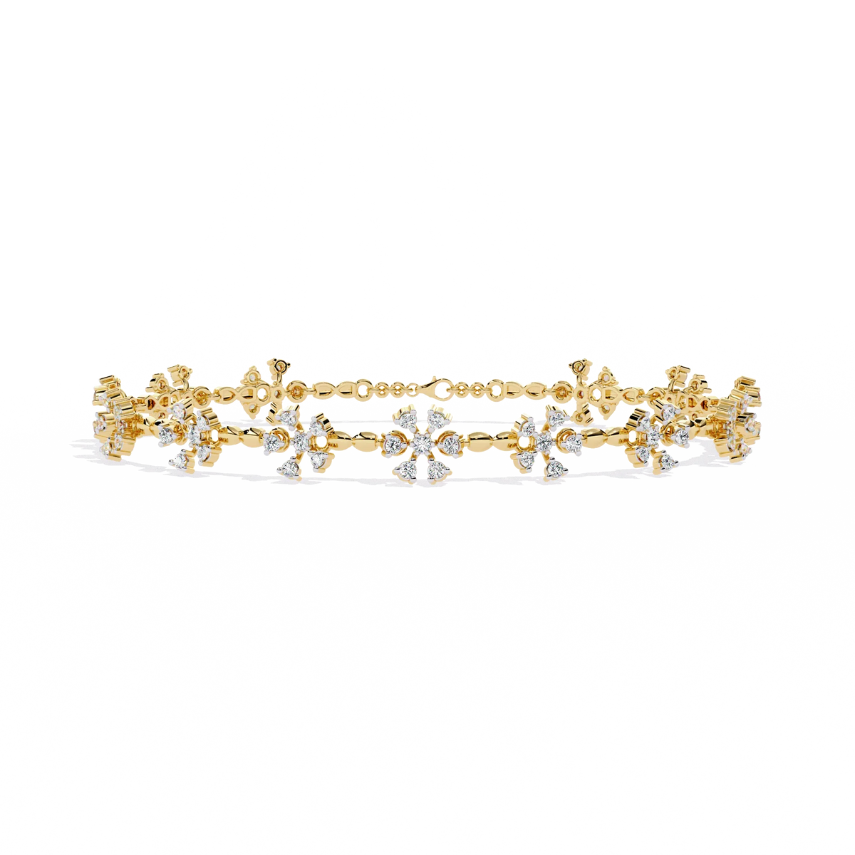 Flora Radiance Lab Grown Diamond Bracelet - Ophiratbf