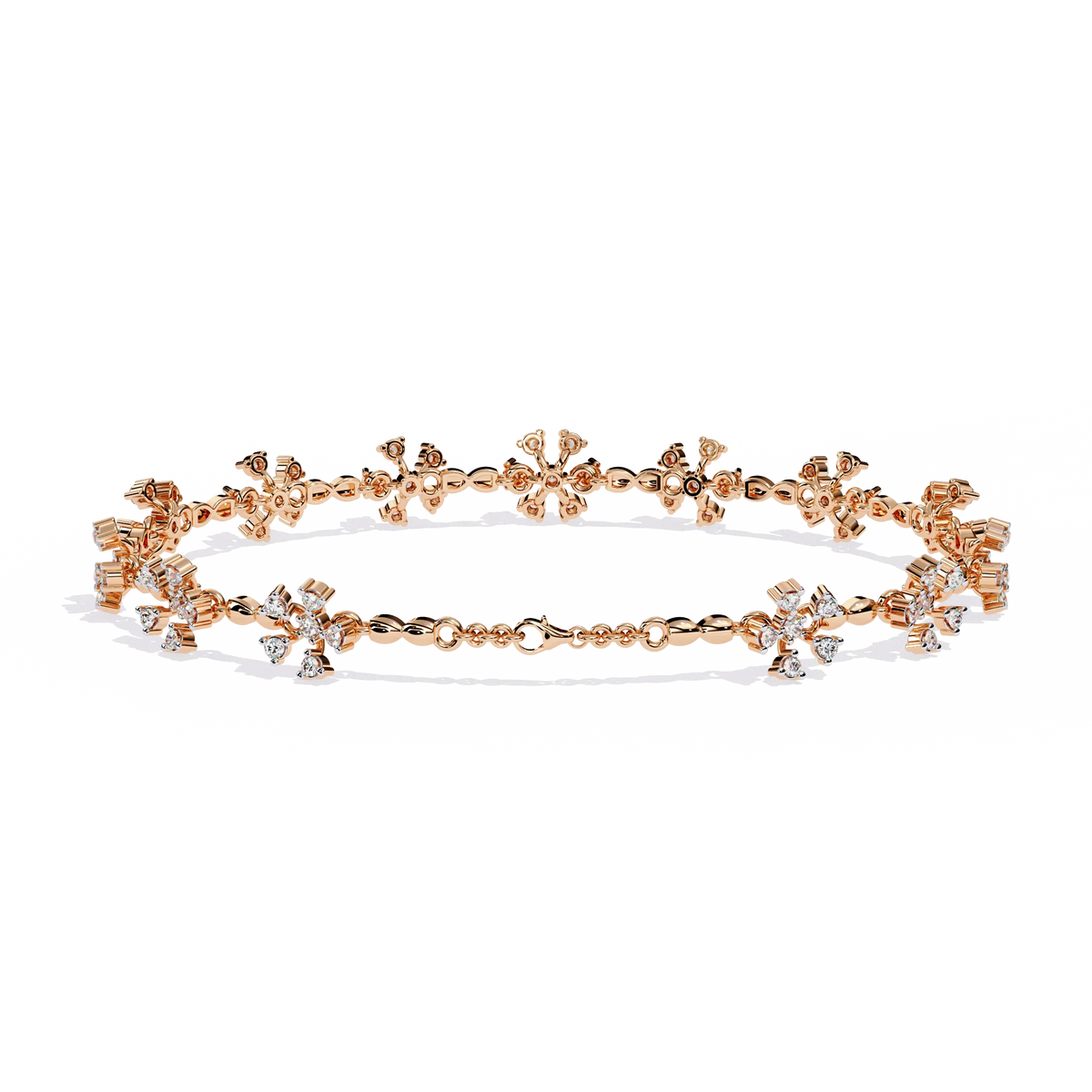 Flora Radiance Lab Grown Diamond Bracelet - Ophiratbf