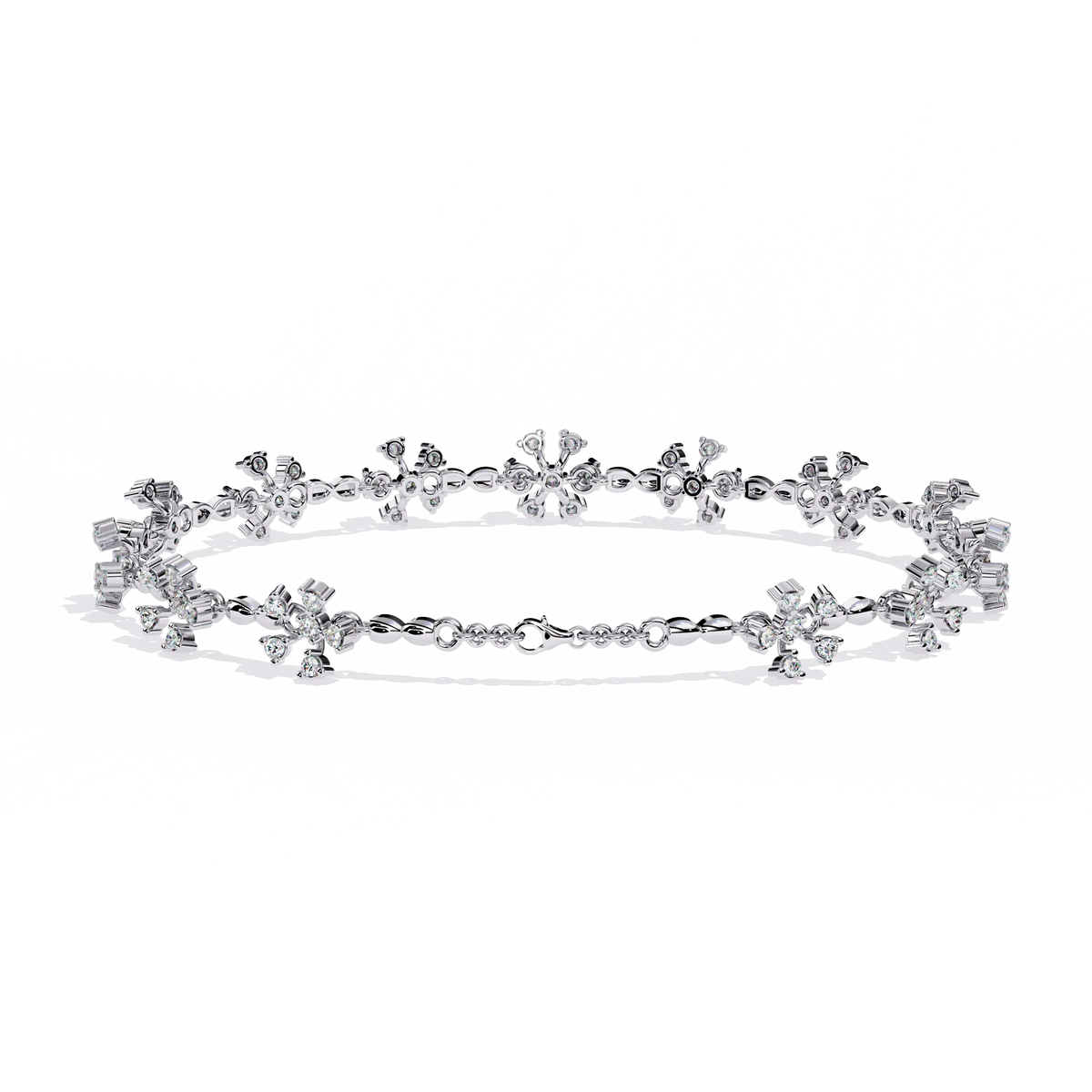 Flora Radiance Lab Grown Diamond Bracelet - Ophiratbf