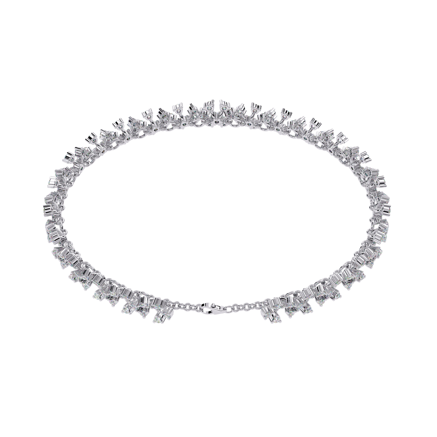 jardin royale lab grown diamond bracelet