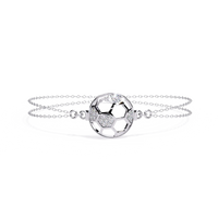 Soccer Chic Lab Grown Diamond Chain Bracelet - Ophiratbf