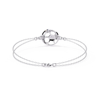 Soccer Chic Lab Grown Diamond Chain Bracelet - Ophiratbf