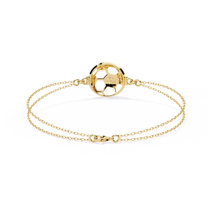 Soccer Chic Lab Grown Diamond Chain Bracelet
