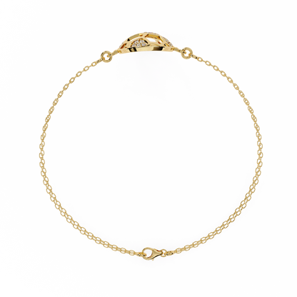 Soccer Chic Lab Grown Diamond Chain Bracelet