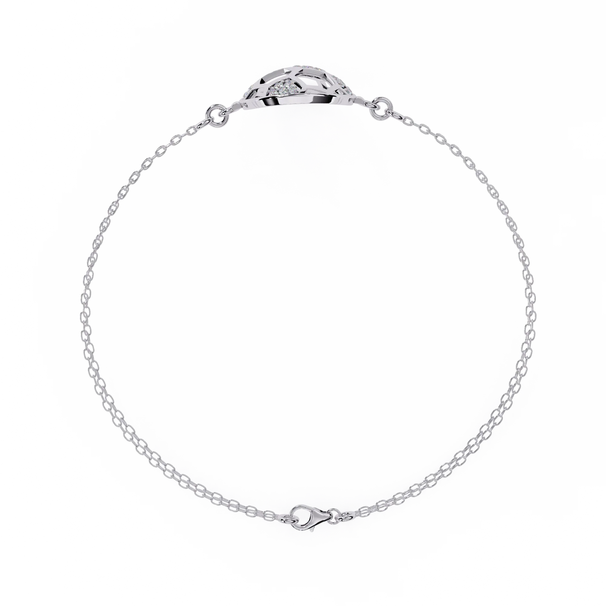 Soccer Chic Lab Grown Diamond Chain Bracelet - Ophiratbf