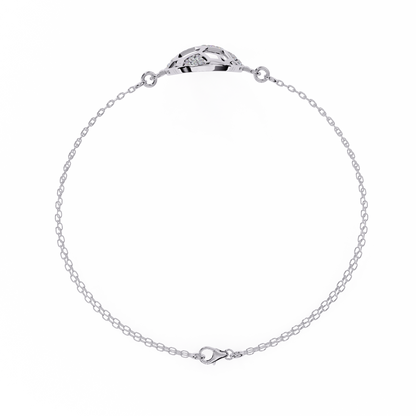 Soccer Chic Lab Grown Diamond Chain Bracelet
