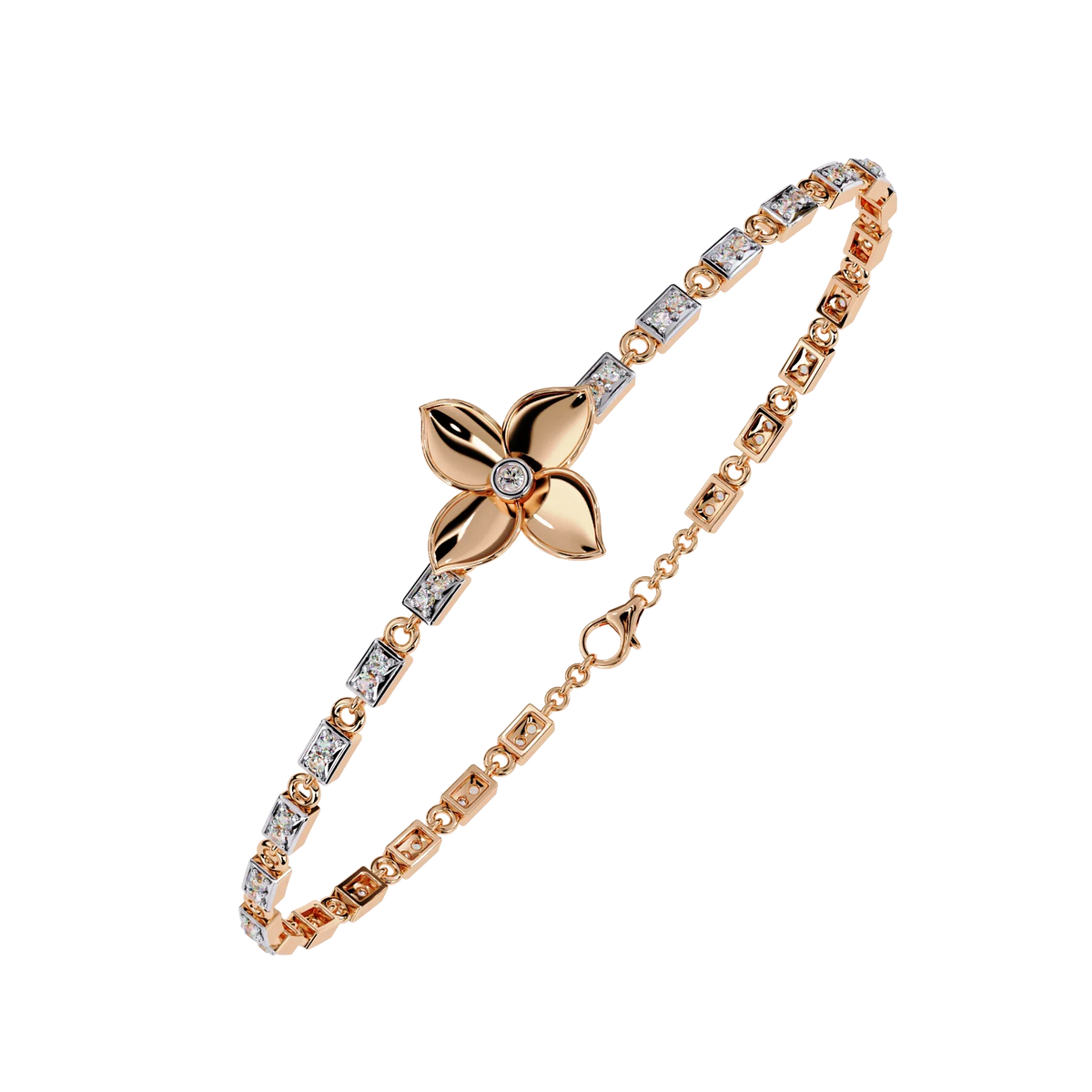 Fleur Royale Lab Grown Diamond Bracelet - Ophiratbf