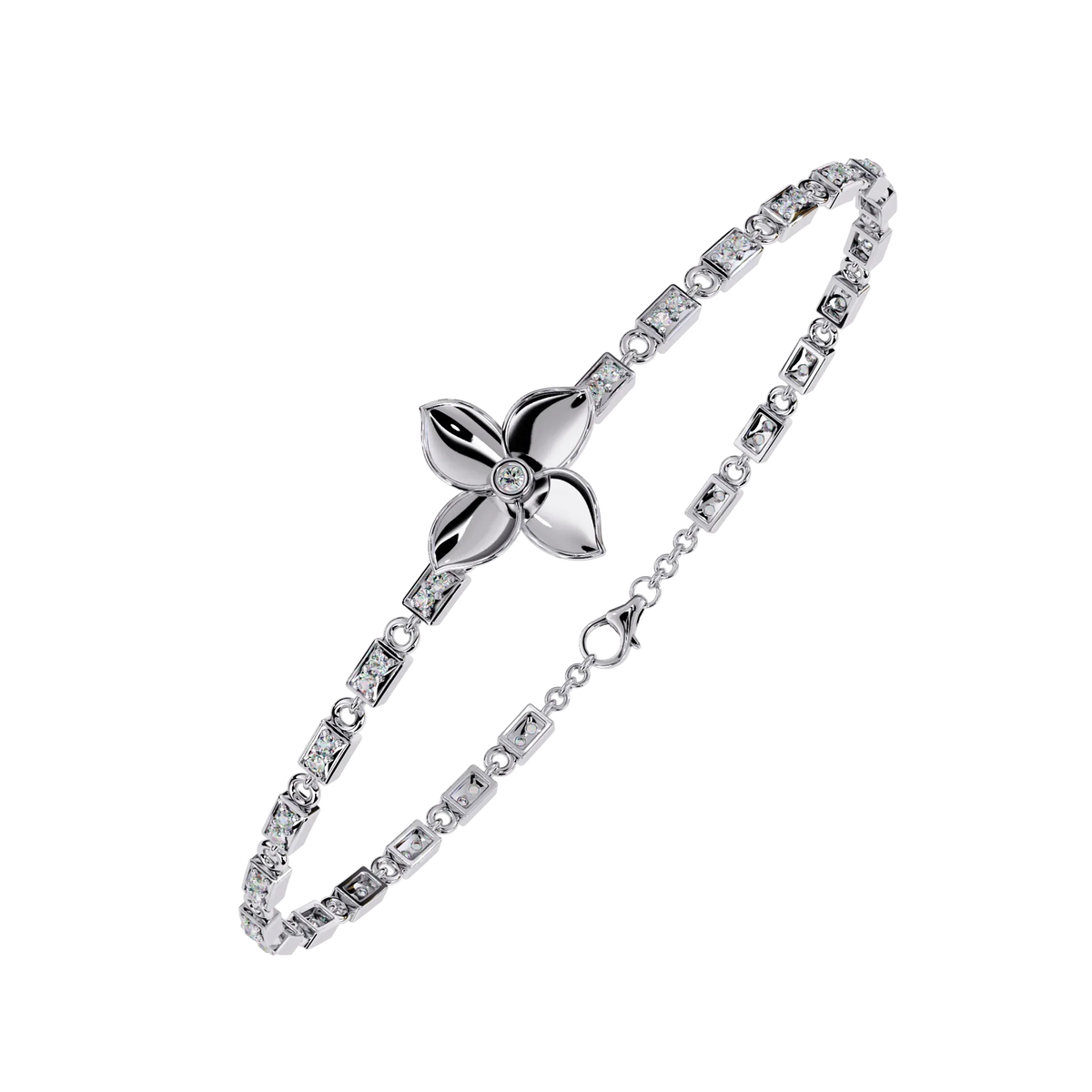 Fleur Royale Lab Grown Diamond Bracelet - Ophiratbf