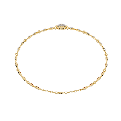 Luna Round Lab Grown Diamond Bracelet