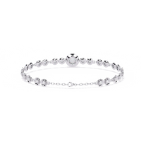 Luna Round Lab Grown Diamond Bracelet - Ophiratbf