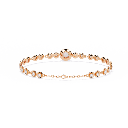Luna Round Lab Grown Diamond Bracelet