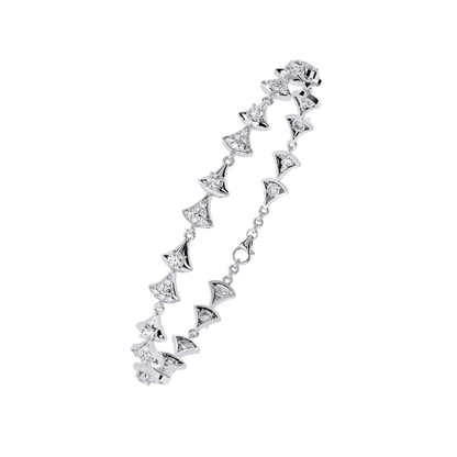 Art Deco Flair Lab Grown Diamond Bracelet