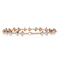 Art Deco Flair Lab Grown Diamond Bracelet - Ophiratbf