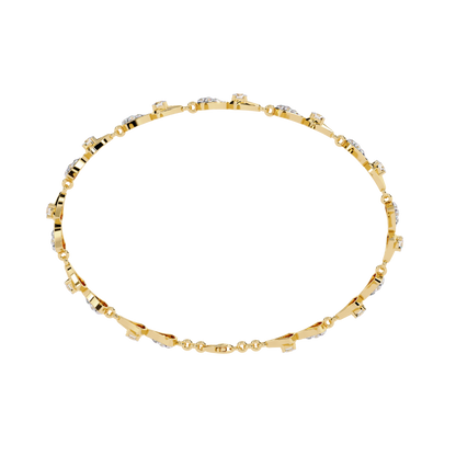 Art Deco Flair Lab Grown Diamond Bracelet