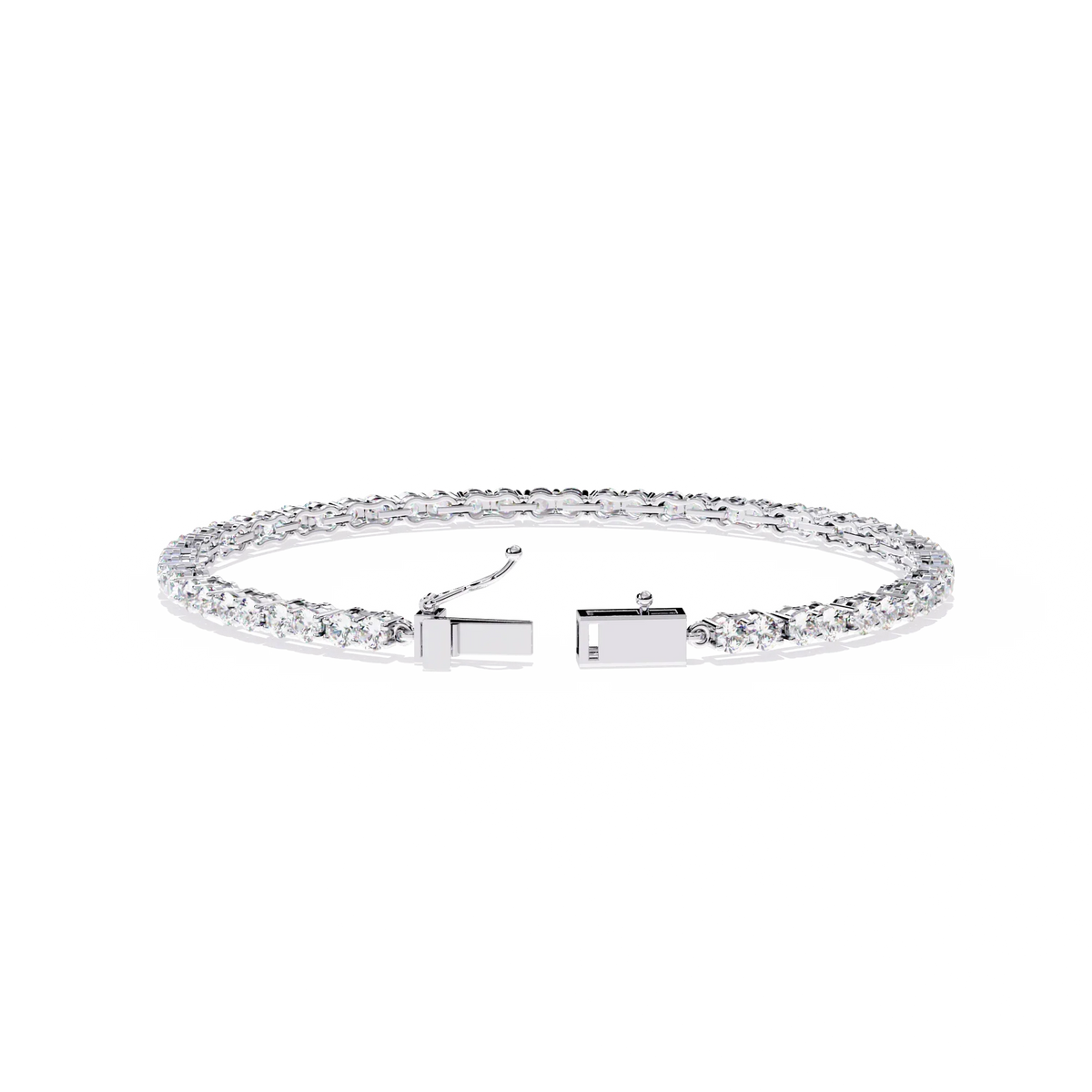 Radiant Row Lab Grown Diamond Bracelet - Ophiratbf