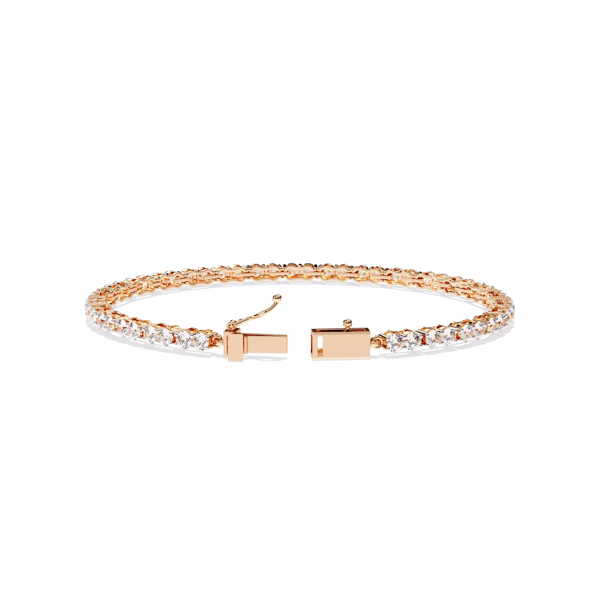 Radiant Row Lab Grown Diamond Bracelet - Ophiratbf