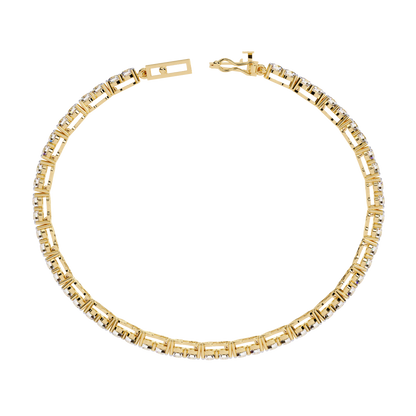 Radiant Row Lab Grown Diamond Bracelet