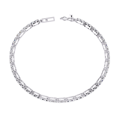 Radiant Row Lab Grown Diamond Bracelet