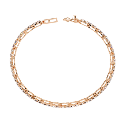 Radiant Row Lab Grown Diamond Bracelet
