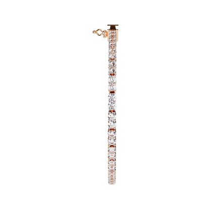 Radiant Row Lab Grown Diamond Bracelet