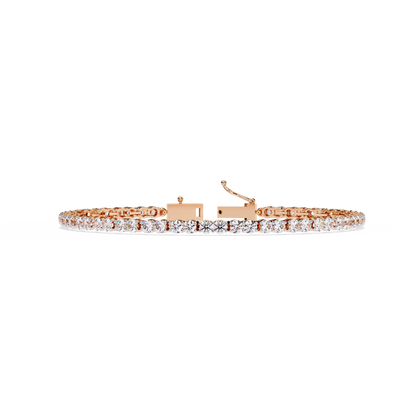 Radiant Row Lab Grown Diamond Bracelet