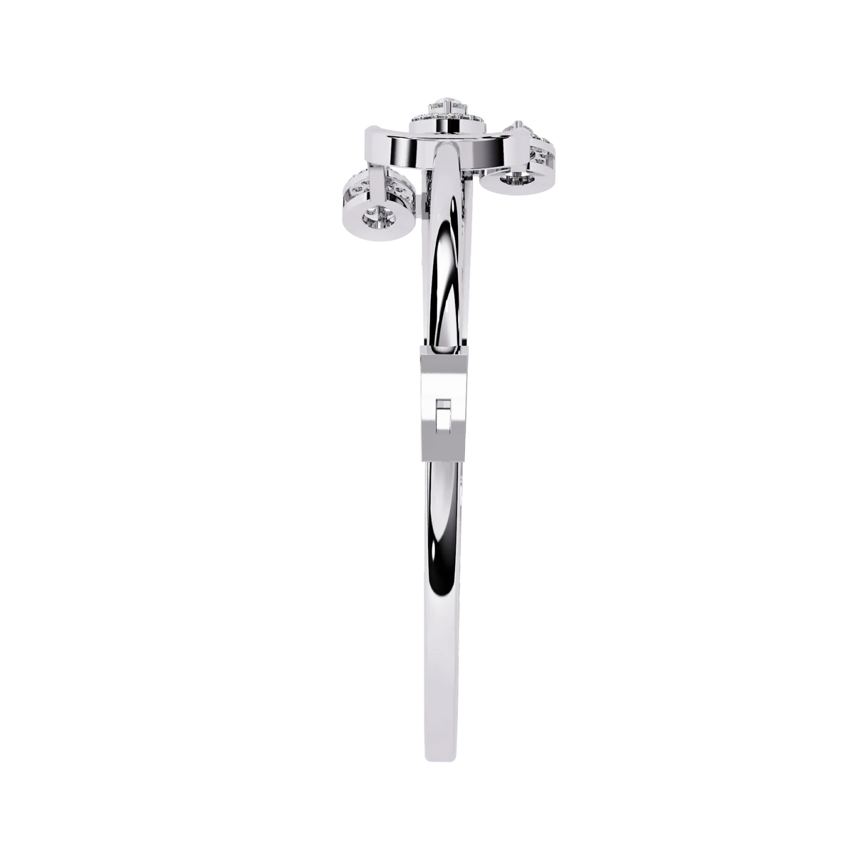 Trident Pear Lab Grown Diamond Bracelet - Ophiratbf