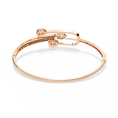Trident Pear Lab Grown Diamond Bracelet
