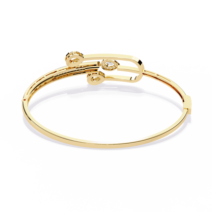 Trident Pear Lab Grown Diamond Bracelet