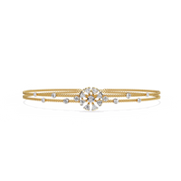 Blossom Trio Chain Lab Grown Diamond Bracelet - Ophiratbf