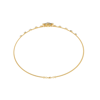 Blossom Trio Chain Lab Grown Diamond Bracelet