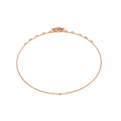 Blossom Trio Chain Lab Grown Diamond Bracelet