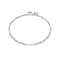 Double Radiance Lab Grown Diamond Line Bangle - Ophiratbf