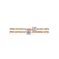 Double Radiance Lab Grown Diamond Line Bangle - Ophiratbf