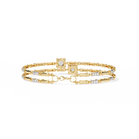 Double Radiance Lab Grown Diamond Line Bangle - Ophiratbf