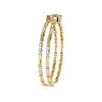Double Radiance Lab Grown Diamond Line Bangle - Ophiratbf