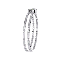 Double Radiance Lab Grown Diamond Line Bangle - Ophiratbf