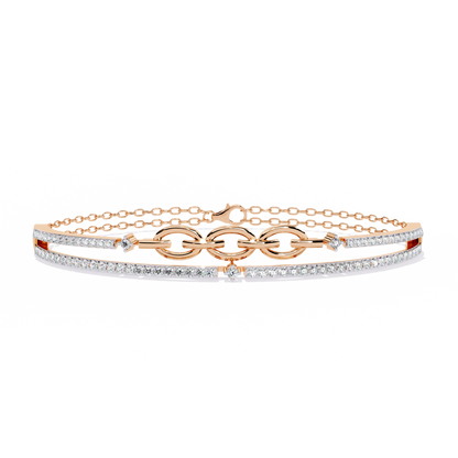 Chain Chic Lab Grown Diamond Bracelet