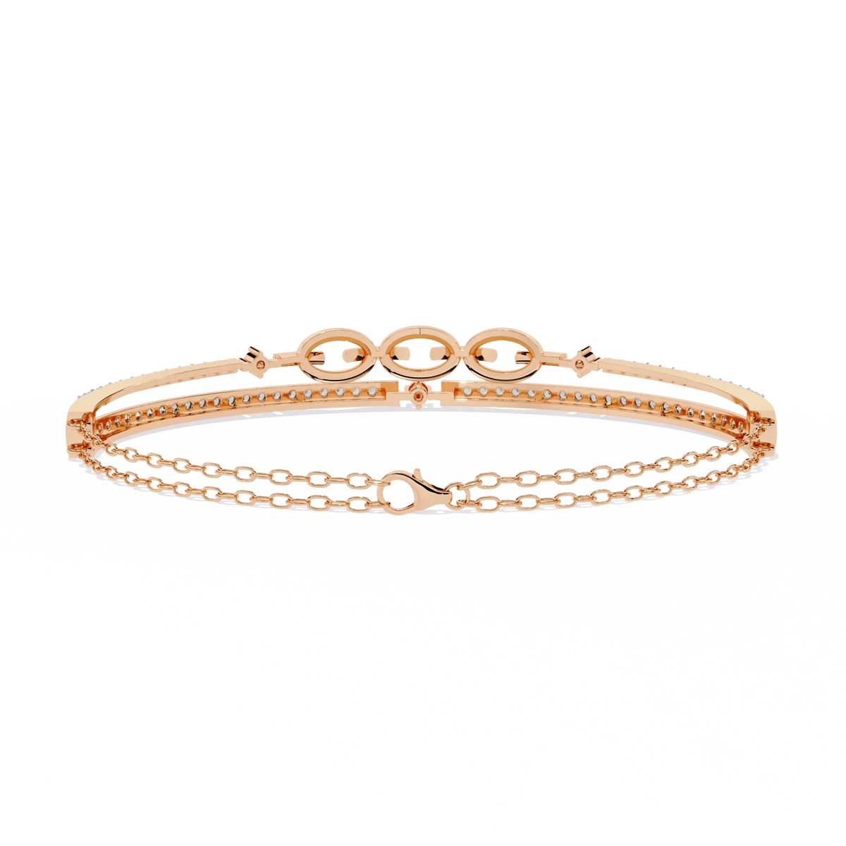 Chain Chic Lab Grown Diamond Bracelet - Ophiratbf