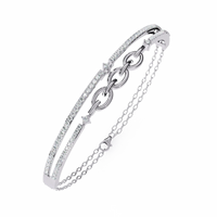 Chain Chic Lab Grown Diamond Bracelet - Ophiratbf