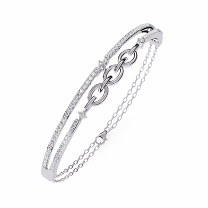 Chain Chic Lab Grown Diamond Bracelet