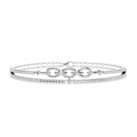 Chain Chic Lab Grown Diamond Bracelet - Ophiratbf