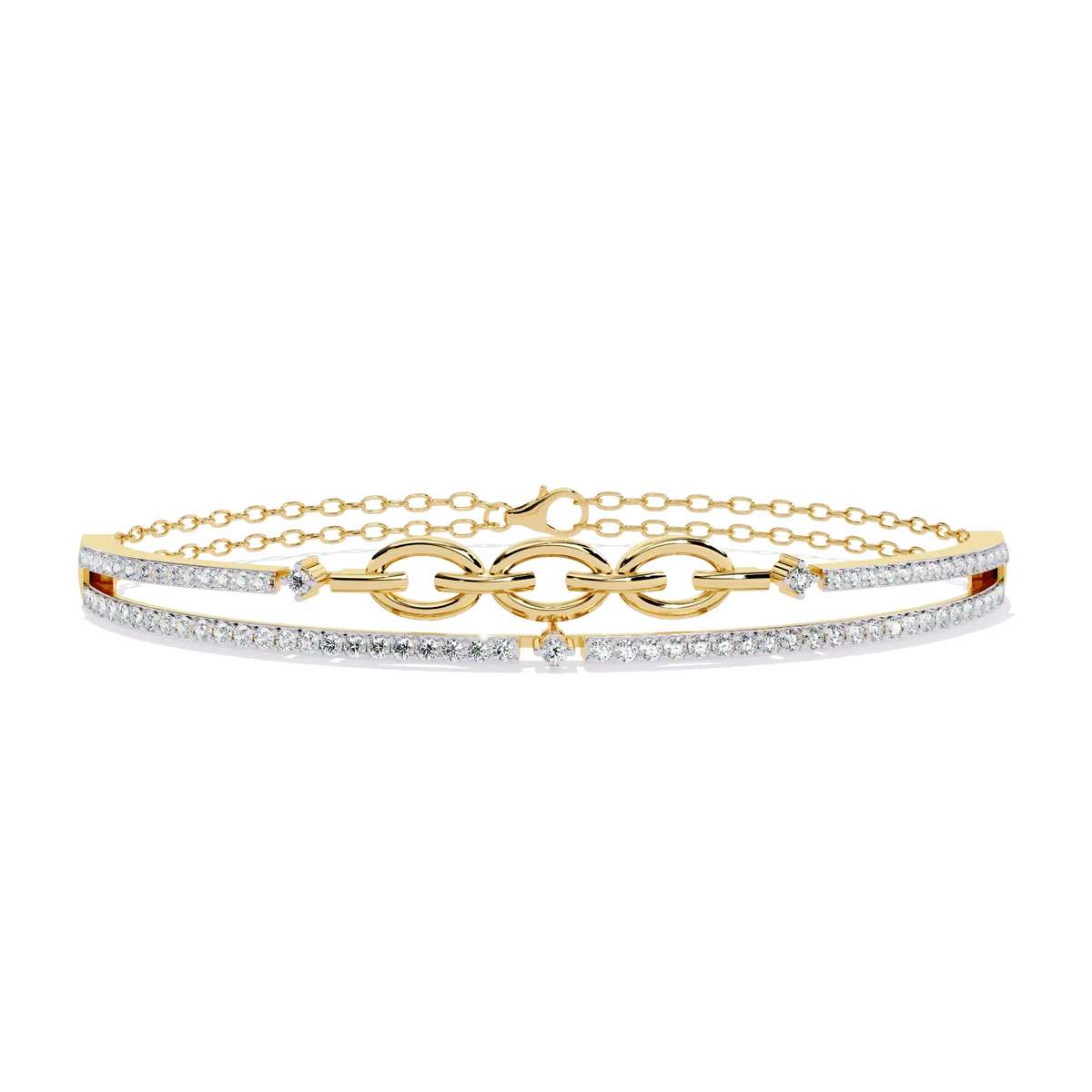 Chain Chic Lab Grown Diamond Bracelet - Ophiratbf