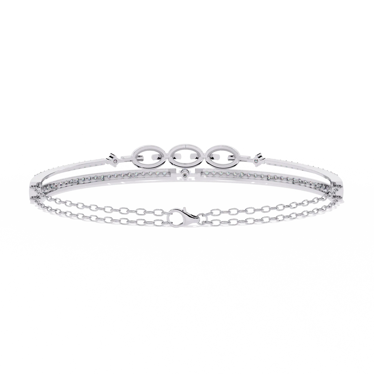 Chain Chic Lab Grown Diamond Bracelet - Ophiratbf