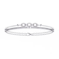 Chain Chic Lab Grown Diamond Bracelet - Ophiratbf