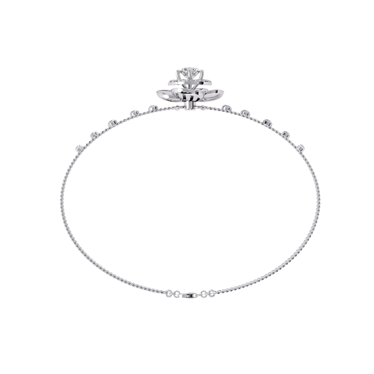 Aurora Petal Lab Grown Diamond Bracelet - Ophiratbf