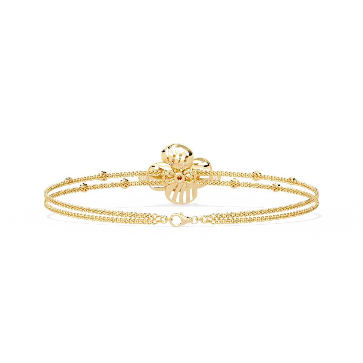 Aurora Petal Lab Grown Diamond Bracelet - Ophiratbf