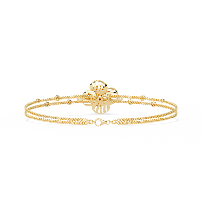 Aurora Petal Lab Grown Diamond Bracelet