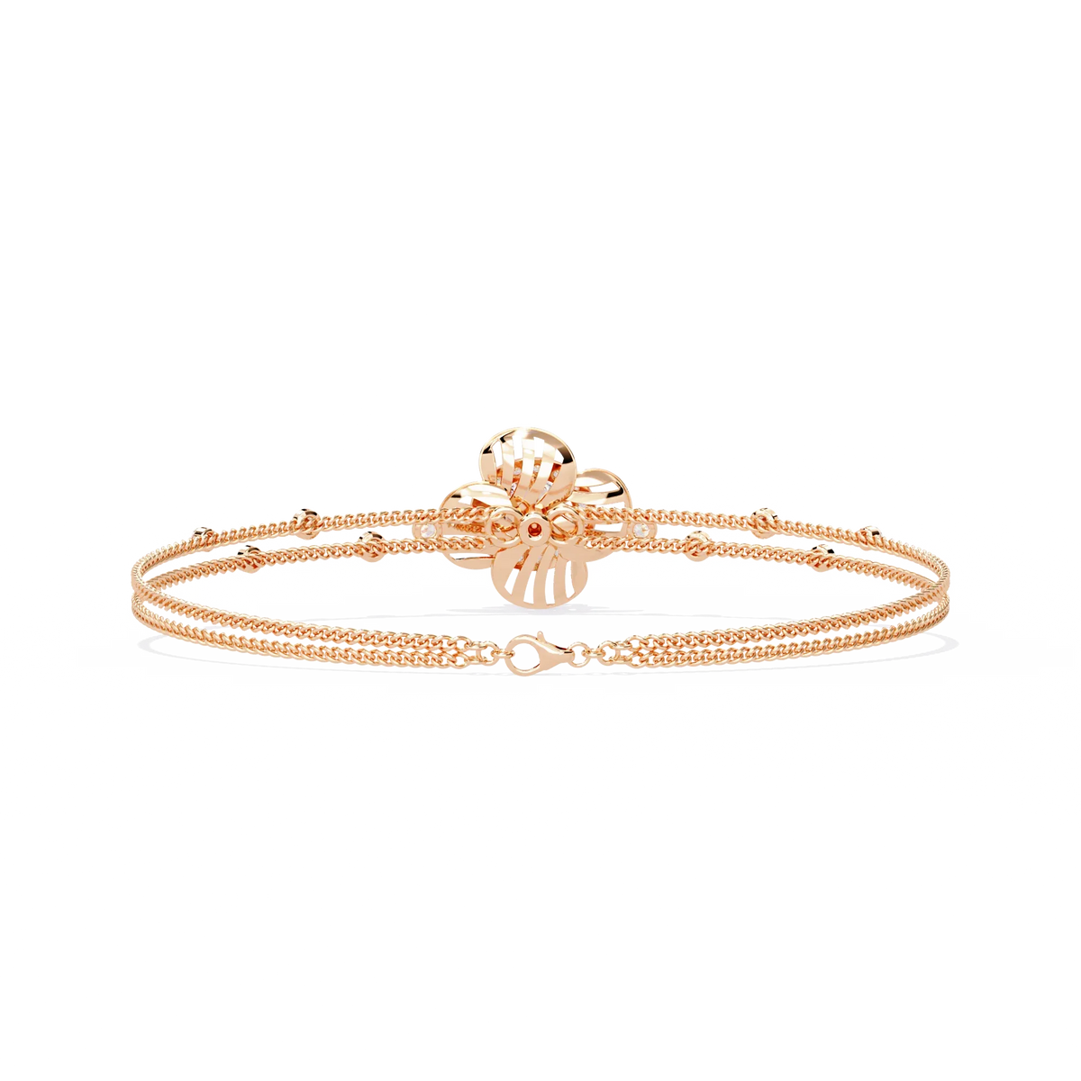 Aurora Petal Lab Grown Diamond Bracelet - Ophiratbf